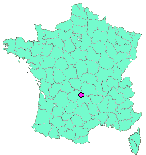 Localisation en France de la geocache LES ORGUES #1