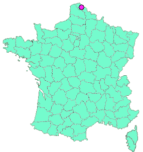 Localisation en France de la geocache CCE 2025  - 10 / 25 ans de Géocaching