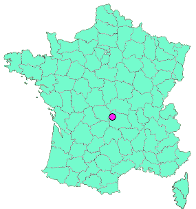 Localisation en France de la geocache #04 - Les Isserts