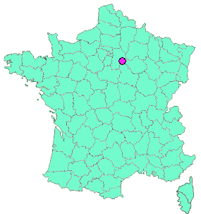 Localisation en France de la geocache In mémoriam So_na ...