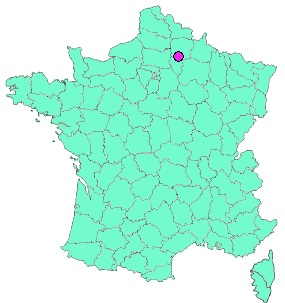 Localisation en France de la geocache 1nanteuil