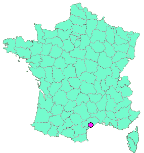 Localisation en France de la geocache #03  Platane N9