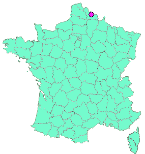 Localisation en France de la geocache Bunnycorn série #4 Mademoiselle Rose