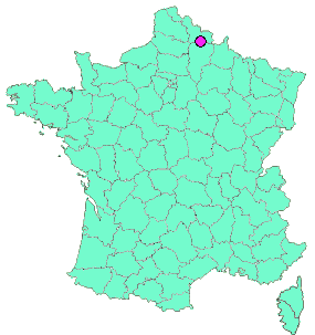 Localisation en France de la geocache Elle a du charme (08/18)