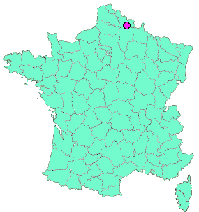 Localisation en France de la geocache #49. Circuit Rejet-Catillon