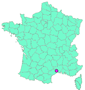 Localisation en France de la geocache [LHAV] #07 [St Gély - Prades]