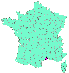 Localisation en France de la geocache Poste d'observation du Méjean #2