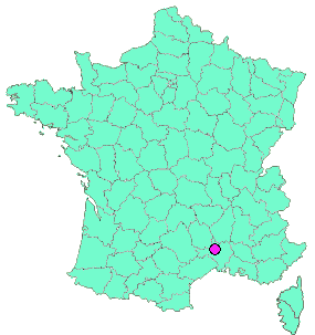 Localisation en France de la geocache Les Sauvageonnes #8 le vieux châtaignier