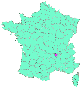 Localisation en France de la geocache La Besse - Maison de l'Assemblée