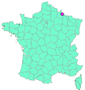 Localisation en France de la geocache HP #2 - Terrain de Quidditch