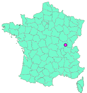 Localisation en France de la geocache Eglise de Jouvençon