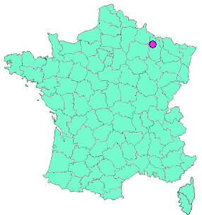 Localisation en France de la geocache #05-Centenaire