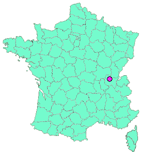 Localisation en France de la geocache La Traverse - Plan d'eau de Majornas