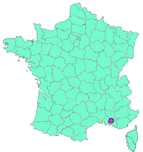 Localisation en France de la geocache Défi Olympique - 21