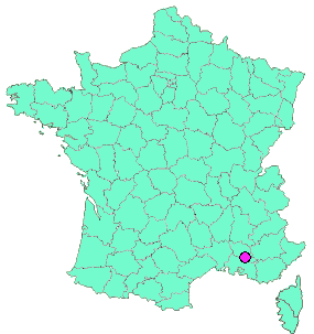 Localisation en France de la geocache Lavoir des lavandières