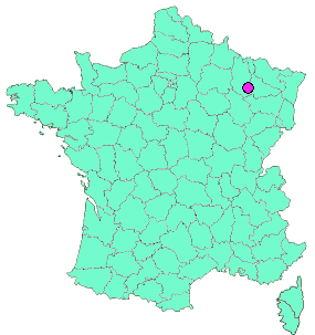 Localisation en France de la geocache L'aile ou la cuisse 