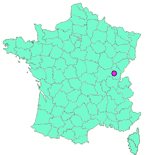 Localisation en France de la geocache PEV