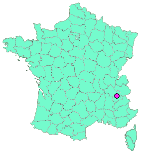 Localisation en France de la geocache LE MALAMUTE