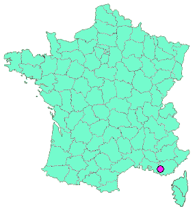 Localisation en France de la geocache HW - La traque finale