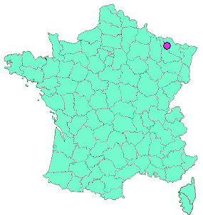 Localisation en France de la geocache Camping 2