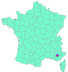Localisation en France de la geocache REVESCA#2