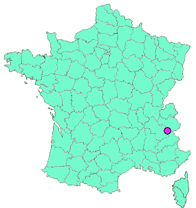 Localisation en France de la geocache BOUCLE AU PIED DES AIGUILLES D'ARVES # 11 #