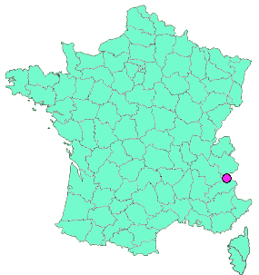 Localisation en France de la geocache TdB 21